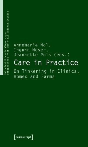Buchcover und Innenansicht für das Buch: Care in Practice