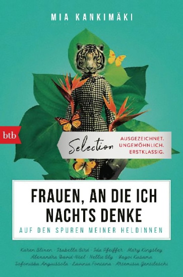 Buchcover und Innenansicht für das Buch: Naiset joita ajattelen öisin