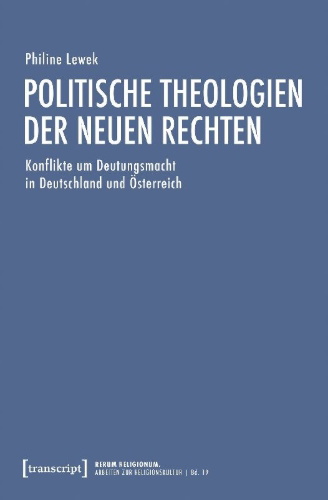 Buchcover und Innenansicht für das Buch: Politische Theologien der Neuen Rechten