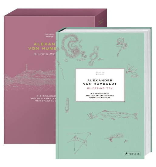 Buchcover und Innenansicht für das Buch: Alexander von Humboldt - Bilder-Welten