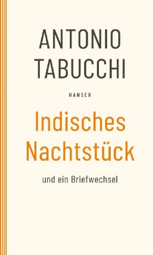 Buchcover und Innenansicht für das Buch: Indisches Nachtstück und Ein Briefwechsel