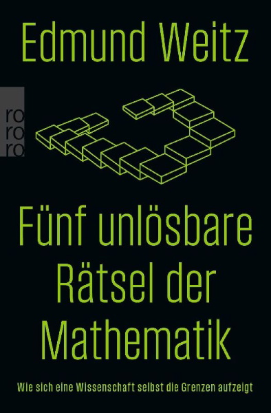 Buchcover und Innenansicht für das Buch: Fünf unlösbare Rätsel der Mathematik