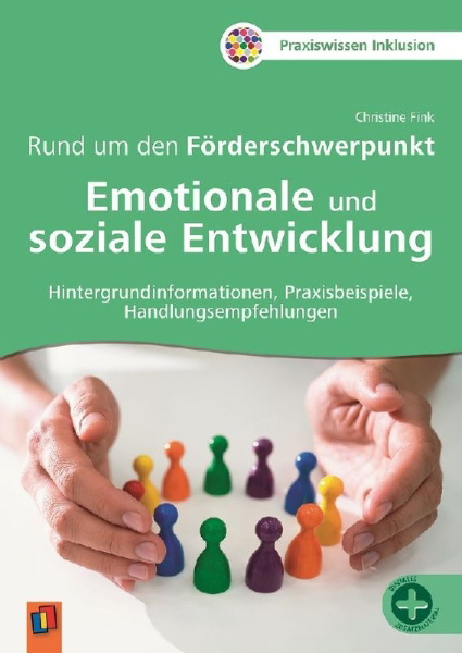 Buchcover und Innenansicht für das Buch: Rund um den Förderschwerpunkt Emotionale und soziale Entwicklung