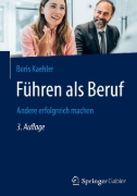 Buchcover und Innenansicht für das Buch: Führen als Beruf