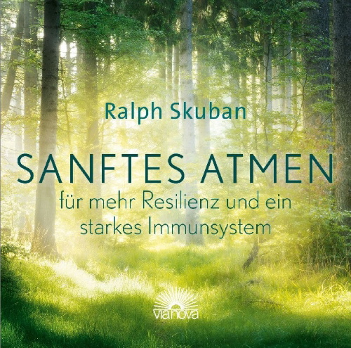Buchcover und Innenansicht für das Buch: Sanftes Atmen - für mehr Resilienz und ein starkes Immunsystem