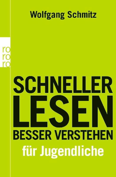 Buchcover und Innenansicht für das Buch: Schneller lesen - besser verstehen für Jugendliche