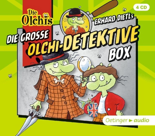 Buchcover und Innenansicht für das Buch: Die große Olchi-Detektive-Box (4CD)