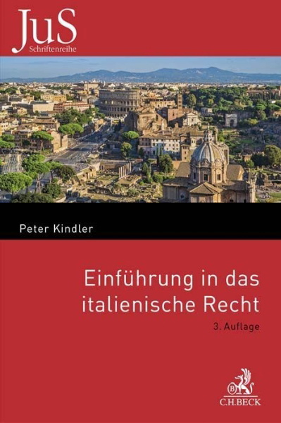 Buchcover und Innenansicht für das Buch: Einführung in das italienische Recht