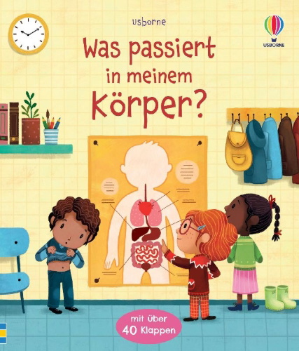 Buchcover und Innenansicht für das Buch: Was passiert in meinem Körper?