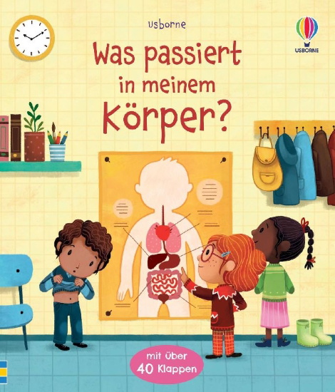 Buchcover und Innenansicht für das Buch: Was passiert in meinem Körper?