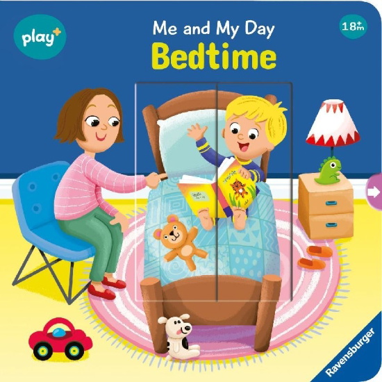 Buchcover und Innenansicht für das Buch: Play+ Me and My Day: Bedtime