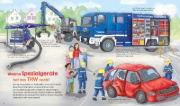 Buchcover und Innenansicht für das Buch: WAS IST WAS Junior Rettungskräfte im Einsatz