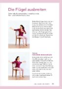 Buchcover und Innenansicht für das Buch: Yoga auf dem Stuhl für Senioren