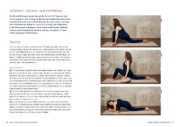 Buchcover und Innenansicht für das Buch: Hormone in Balance mit Yin Yoga