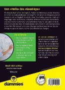 Buchcover und Innenansicht für das Buch: Englisch für Dummies