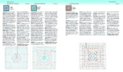 Buchcover und Innenansicht für das Buch: Die Granny-Square Bibel