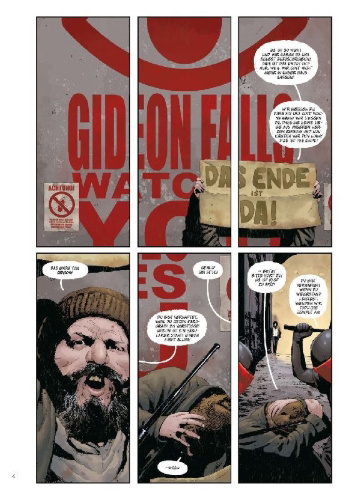 Buchcover und Innenansicht für das Buch: Gideon Falls. Band 5