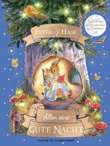 Buchcover und Innenansicht für das Buch: The World of Peter Rabbit Tales for Bedtime