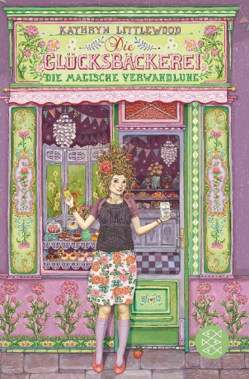 Buchcover und Innenansicht für das Buch: Magic by the Mouthful. Book Four of the Bliss Family Bakery series