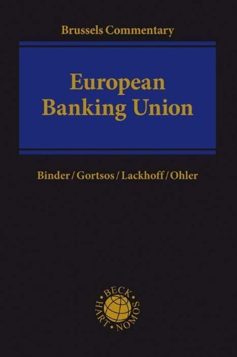 Buchcover und Innenansicht für das Buch: European Banking Union