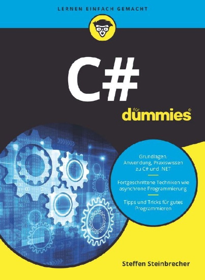 Buchcover und Innenansicht für das Buch: C# für Dummies