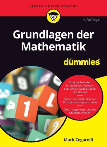 Buchcover und Innenansicht für das Buch: Grundlagen der Mathematik für Dummies