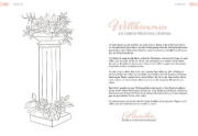 Buchcover und Innenansicht für das Buch: Unser Hochzeitsplaner - Wedding Planer und Erinnerungsalbum
