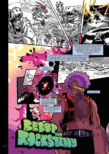 Buchcover und Innenansicht für das Buch: Teenage Mutant Ninja Turtles IDW Collection 08