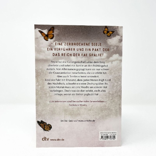 Buchcover und Innenansicht für das Buch: A Court of Mist and Fury