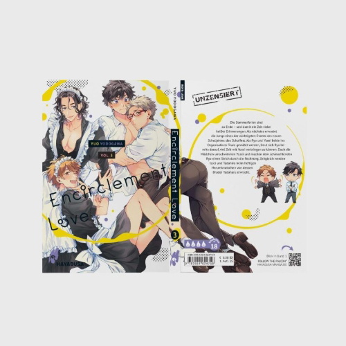 Buchcover und Innenansicht für das Buch: ENCIRCLEMENT LOVE
