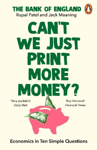 Buchcover und Innenansicht für das Buch: Can't We Just Print More Money?