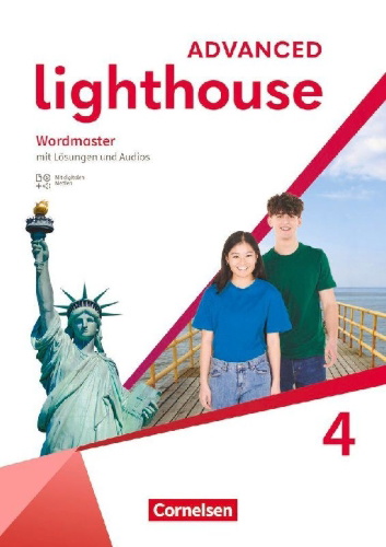 Buchcover und Innenansicht für das Buch: Lighthouse Band 4: 8. Schuljahr - Advanced Edition - Wordmaster mit Lösungen und Audios