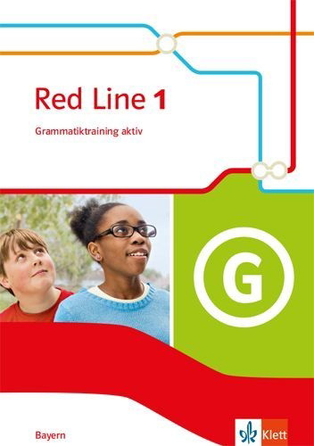 Buchcover und Innenansicht für das Buch: Red Line 1. Grammatiktraining aktiv! Klasse 5. Ausgabe Bayern