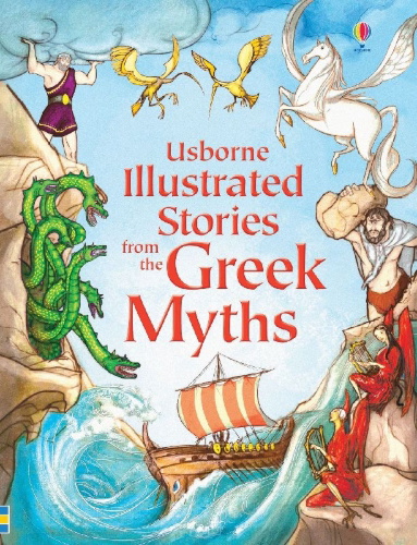 Buchcover und Innenansicht für das Buch: Illustrated Stories from the Greek Myths