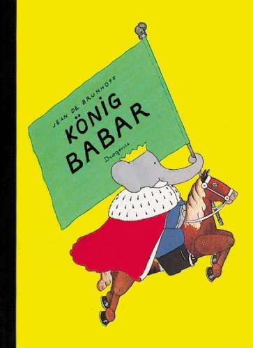 Buchcover und Innenansicht für das Buch: Le Roi Babar