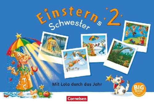 Buchcover und Innenansicht für das Buch: Einsterns Schwester - Sprache und Lesen 2. Schuljahr - Gemeinsam mit Lola Jahreszeiten erleben und Feste feiern