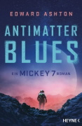 Buchcover und Innenansicht für das Buch: Antimatter Blues
