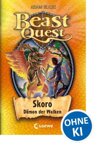 Buchcover und Innenansicht für das Buch: Beast Quest 14. Skoro, Dämon der Wolken