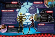 Buchcover und Innenansicht für das Buch: Miraculous: Das große Buch der Superschurken