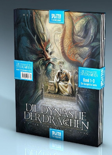 Buchcover und Innenansicht für das Buch: La dynastie des dragons