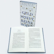 Buchcover und Innenansicht für das Buch: Geld spielt keine Rolle
