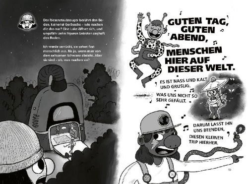 Buchcover und Innenansicht für das Buch: Mein ziemlich seltsamer Freund Walter