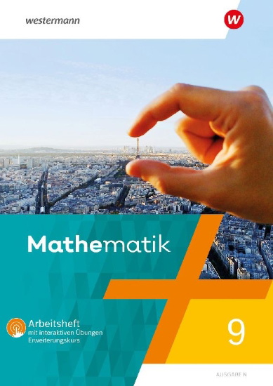 Buchcover und Innenansicht für das Buch: Mathematik - Ausgabe N 2020. Arbeitsheft 9E mit interaktiven Übungen