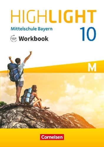 Buchcover und Innenansicht für das Buch: Highlight 10. Jahrgangsstufe - Mittelschule Bayern - Workbook mit Audios online