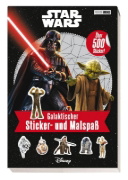 Buchcover und Innenansicht für das Buch: Star Wars: Galaktischer Sticker- und Malspaß