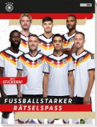 Buchcover und Innenansicht für das Buch: DFB: Fußballstarker Rätselspaß