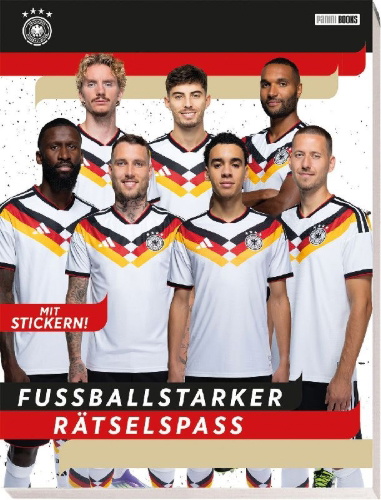 Buchcover und Innenansicht für das Buch: DFB: Fußballstarker Rätselspaß
