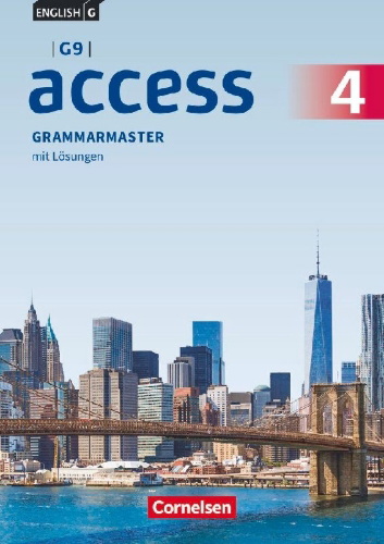 Buchcover und Innenansicht für das Buch: English G Access - G9 - Band 4: 8. Schuljahr - Grammarmaster
