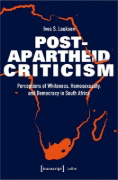 Buchcover und Innenansicht für das Buch: Post-Apartheid Criticism