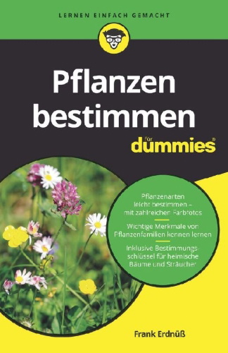 Buchcover und Innenansicht für das Buch: Pflanzen bestimmen für Dummies